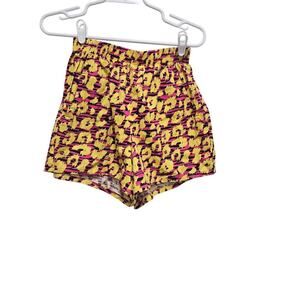 Urban Renewal Printed Pull On Shorts Small Y2K Festival